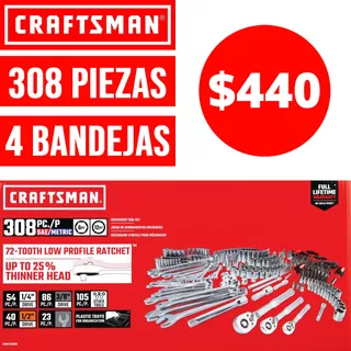 Craftsman Caja De Herramientas 450 Piezas * Disponible