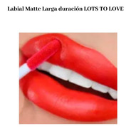Labial Liquido Larga Duración Matte Rojo - Alta Pigmentación