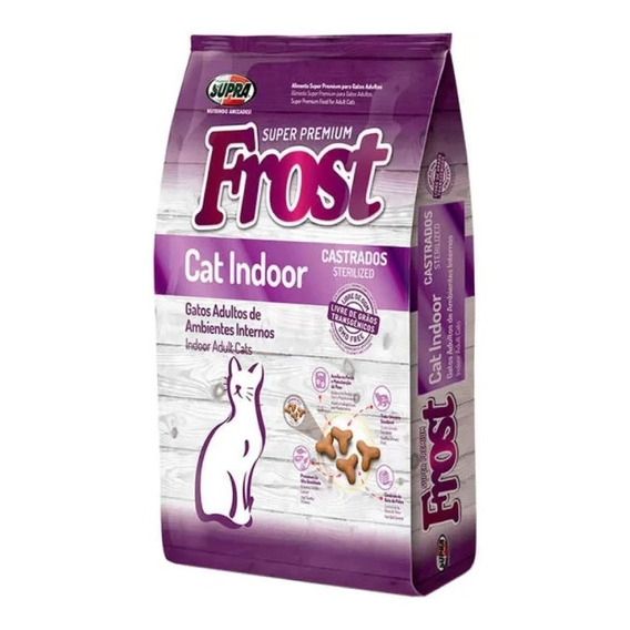 Frost Cat Indoor Gatos Castrados 7. 5 Kg + 1 Kg Con Regalos
