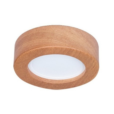 Plafon Led De Madera Panel 6w Estilo Nórdico Circular Cx