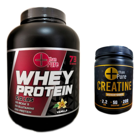 Kit Proteína Whey 2kg Varios Sabores + Creatina Pura 1kg