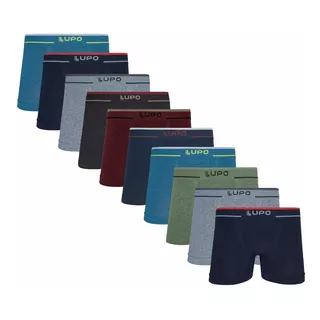 Cueca Lupo 733 Kit 20 Peças Boxer Sem Costura