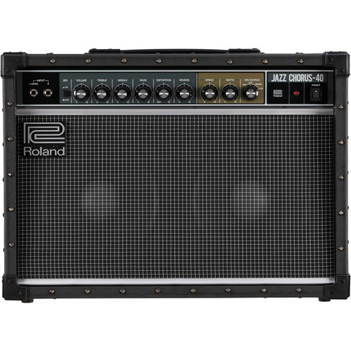 Roland Jc-40 Amplificador Estéreo De 40 Watts Con Efectos Color Negro