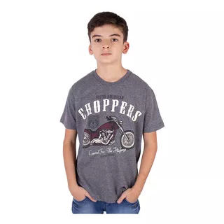 Camiseta Juvenil Moto Choppers