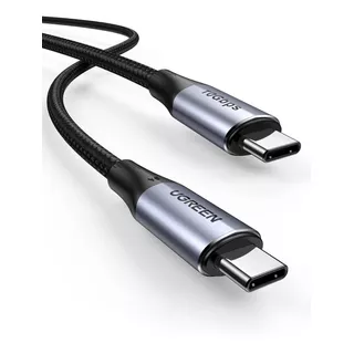 Cable 4k Usb C Thunderbolt3 A Usb C Macbook Air Pro / Ugreen Color Gris Oscuro + Negro Cable