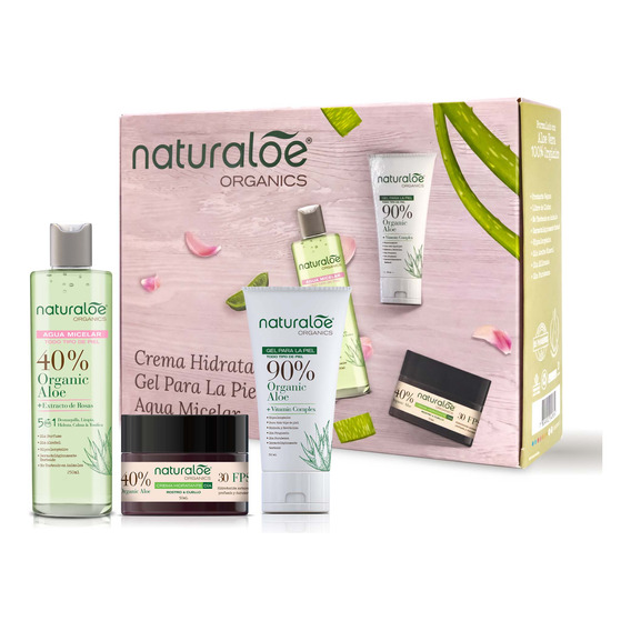 Set Crema Día 50ml + Agua Micelar 250ml + Gel De Piel 50ml