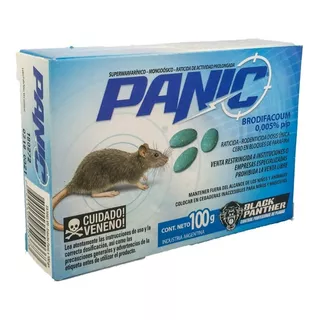 Cebo Veneno Para Ratas. Cebo Ratas. Panic 100gr