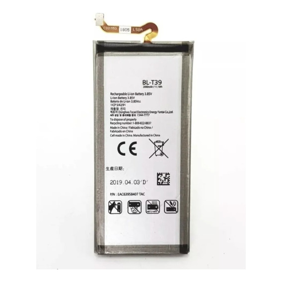 Bateria Para LG G7 - G7 Thinq - K40 X420 3000 Mah Bl-t39