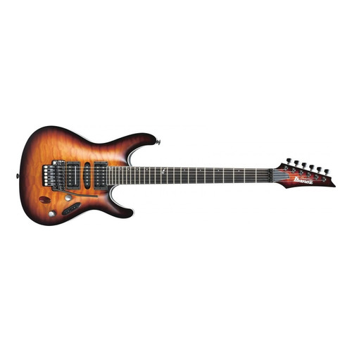 Guitarra Ibanez S5470q Rbb Prestige Japan Con Estuche Color Regal Brown Burst Material Del Diapasón Rosewood Orientación De La Mano Diestro