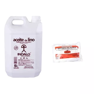 Aceite Lino + Estopa Lustre Protección Madera Simil Cetol 