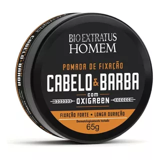 Pomada De Fixação Cabelo E Barba Bio Extratus Homem