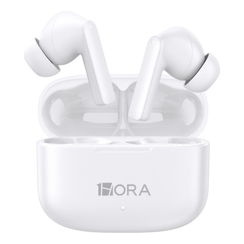 Audífonos inalámbricos Bluetooth 5.3 in-ear con Micrófono 1hora Mod Aut206 Color Blanco