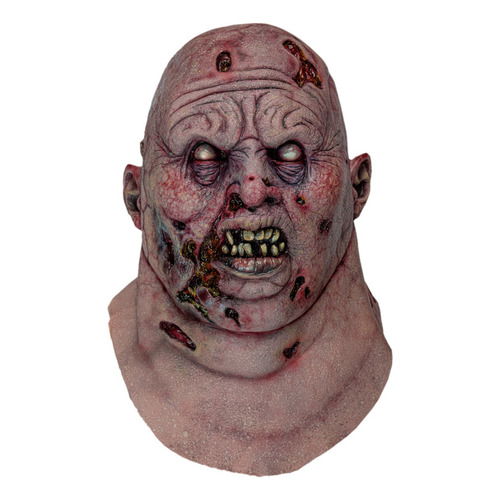 Máscara Zombie Gordo Wretched Oktober Disfraz Halloween Color Beige