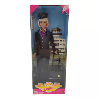 Barbie Pilota Nueva Completa 1999 Caja Dañada  