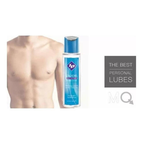 Lubricante Unisex Sedoso Base Agua Natural Id Glide 30ml.