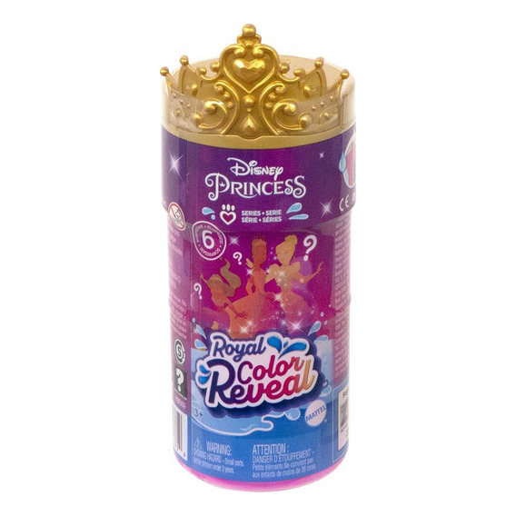 Muñeca Disney Princesas Sorpresa Color Reveal Surtido