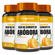 Kit 3 Óleo De Semente De Abóbora 1000mg Com Vitamina E 60cps