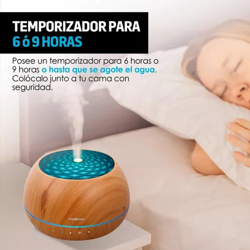 Humidificador Y Difusor De Aceites Esenciales Redlemon Con Control