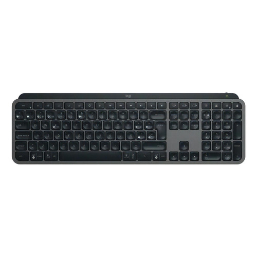 Teclado Logitech Mx Keys S Inalambrico Iluminado Bluetooth Color del teclado Grafito