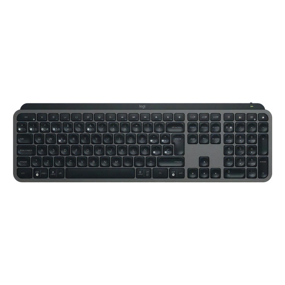 Teclado Logitech Mx Keys S Inalambrico Iluminado Bluetooth Color del teclado Grafito