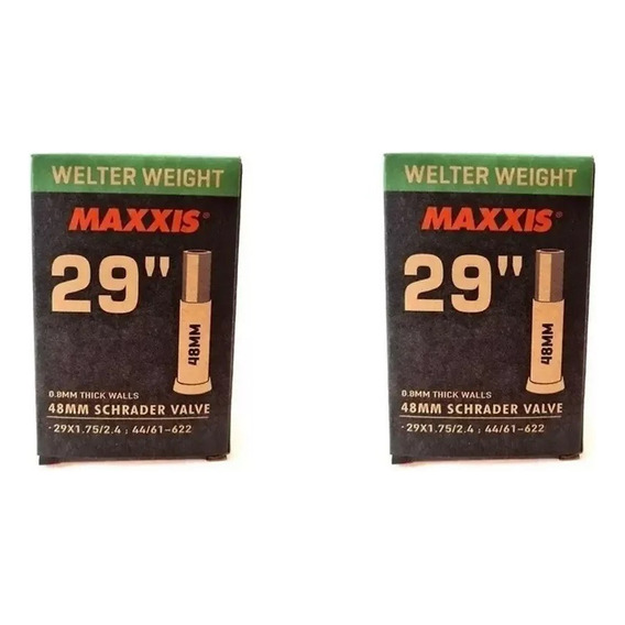 Par De Camaras Maxxis Welter Weight 29x1.75/2.4 Schrader 48m