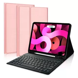 Capa Com Teclado Via Bluetooth iPad 8ª 9ª Geração 10.2