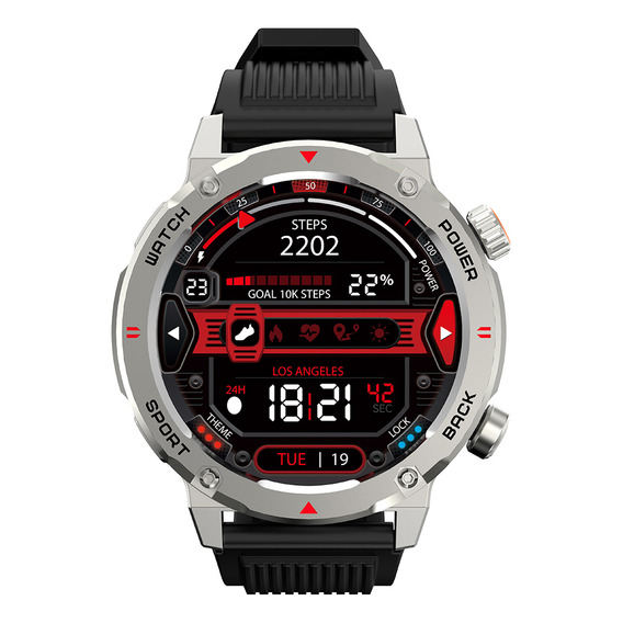 Imiki D2 Smartwatch 1.43 Pantalla Amoled Hd Llamada Bluetooth Reloj Inteligente Para Hombre/mujer Asistente De Voz Reloj Smartwatch Deportivo Con Función De Función De Toque Resistente Al Agua Plata