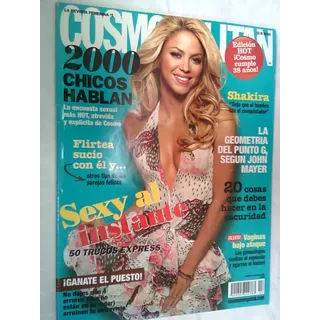 Revista Shakira  Cosmopolitan Edición Hot  2010