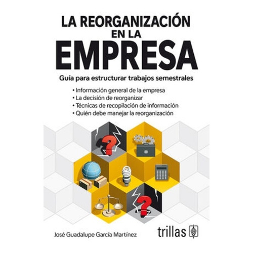 La Reorganizacion En La Empresa, De Garcia Martinez,  Jose G.. Editorial Trillas, Tapa Blanda En Español