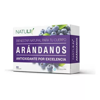 Natuliv Arándanos Antioxidante Por Excelencia 60 Capsulas Sabor Sin Sabor