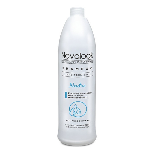 Shampoo Novalook Neutro X 1 Litro Pre Tecnico