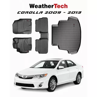 Weathertech Corolla  2009 - 2013 Color Negro 
