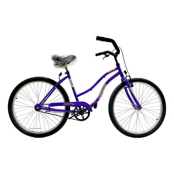 Bicicleta Playera R26 Dama Freno Mixto Lila