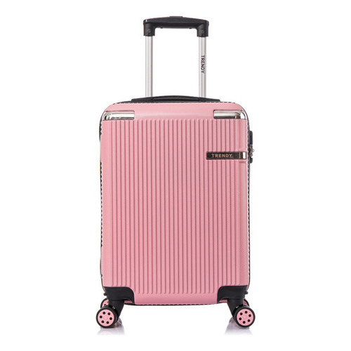 Valija Trendy 20 PuLG Cabina Viaje Equipaje Color Rosa