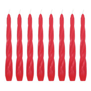10 Vela Para Castiçal 3 Modelos Vermelhas Natal Ceia 