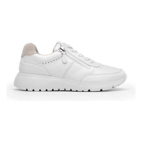 Tenis Flexi Para Mujer Estilo 129701 Blanco