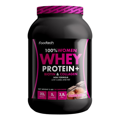 Suplemento en polvo Foodtech  100% Women Whey Protein + proteínas sabor frutos del bosque en pote de 907g