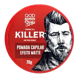 Pomada Capilar Qod Barber Shop Killer - Efeito Matte