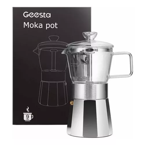 Bene Casa Portable Espresso Coffee Maker/Cafetera Portable1-3Cup Blanca