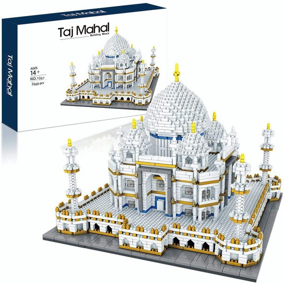 Modelo De Construcción Mini Block Taj Mahal, 2669 Piezas