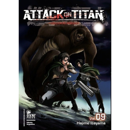 Manga Attack On Titan  09 - Hajime Isayama, De Hajime Isayama. Editorial Ovni Press Manga En Español