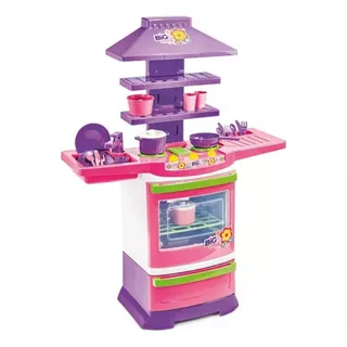 Master Fogão Infantil Big Chef Brinquedo Com Acessórios