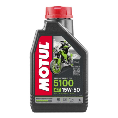 Aceite para motor Motul semi-sintético 15W-50 para motos y cuatriciclos de 1 unidad