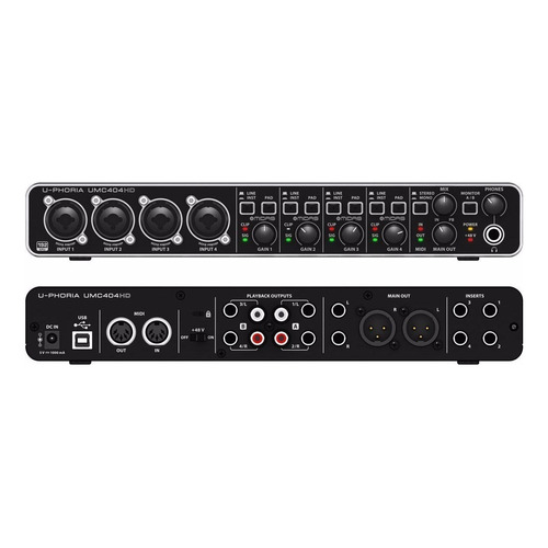 Behringer U-Phoria UMC404HD Interfaz de audio USB 4 Canales