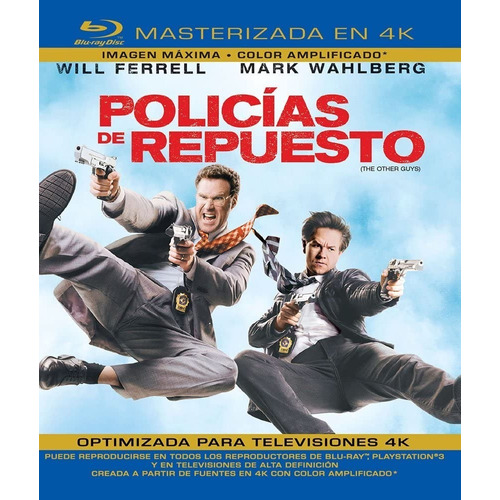 Policías De Repuesto | Blu Ray Will Ferrell Película Nuevo
