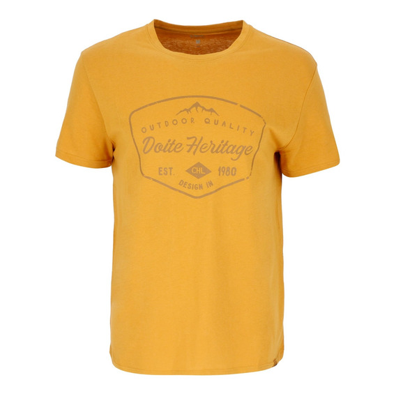 Polera Manga Corta Insignia Men Yellow Doite