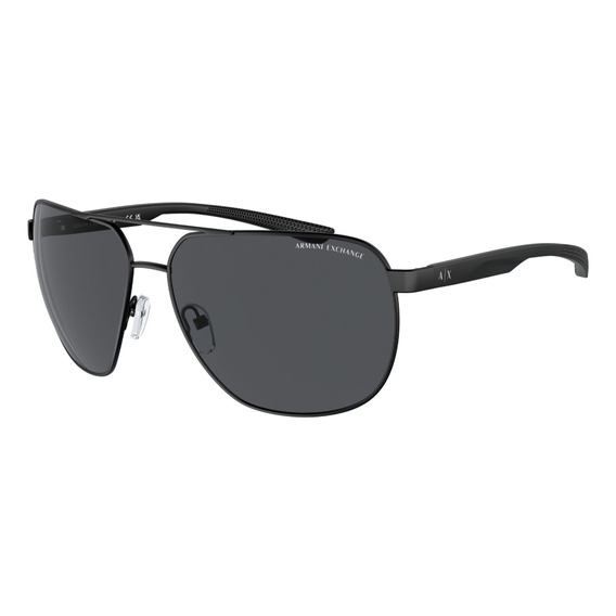 Gafas De Sol Black Matte Armani Exchange Originales Color Negro