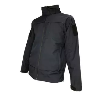 Campera Táctica Urbana Softshell Impermeable Azul Pr