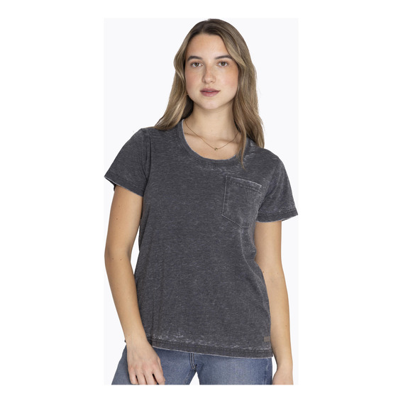 Polera M/c Merrell Tshirt Short Sleeve Gris Mujer