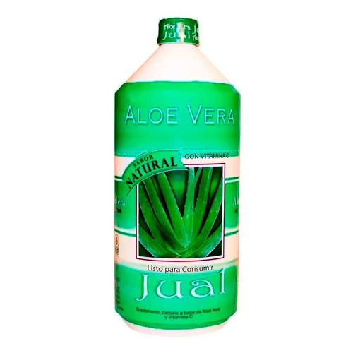 Jugo De Aloe Vera Jual Orgánico Natural X 1 Litro Sabor Natural